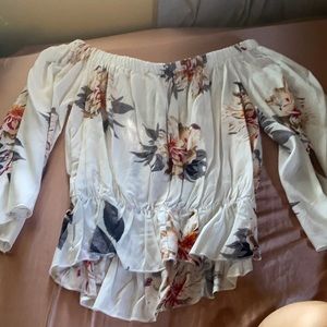 Off shoulder shirt